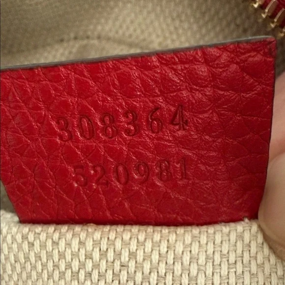 Authentic Gucci Soho Disco Red Pebbled Leather Crossbody w/ Dust Bag - Picture 10 of 15